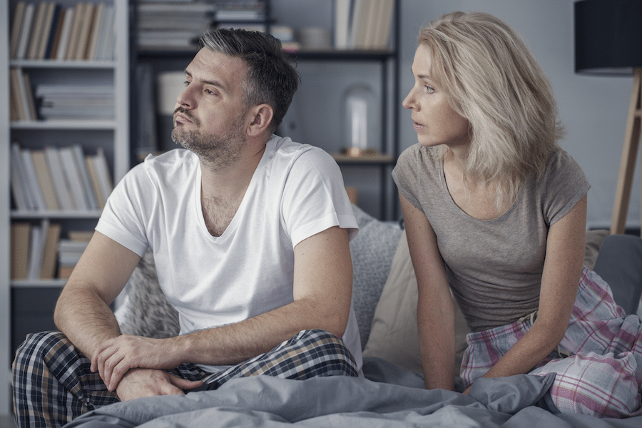couple experiencing conflict