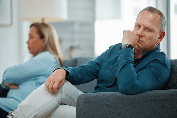 couple experiencing relationship breakdown