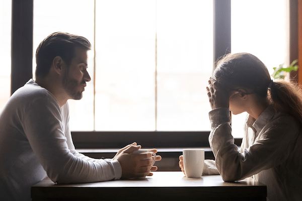 couple in distress